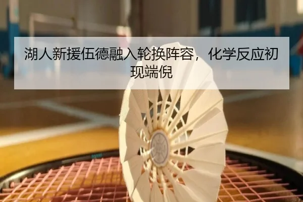 湖人新援伍德融入轮换阵容，化学反应初现端倪